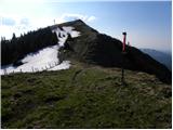 Podbrdo - Slatnik (southeastern peak)